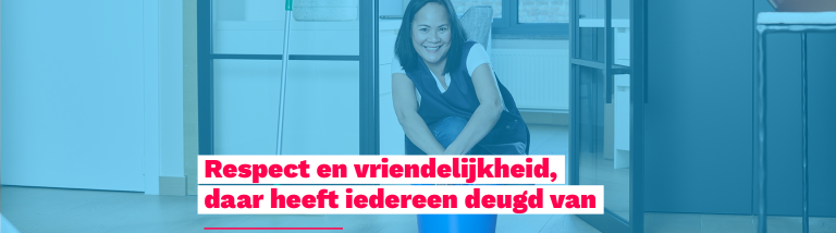 Geen robot, maar iemand van vlees en bloed