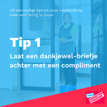 Meer respect voor de huishoudhulp