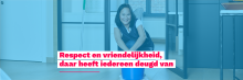 Geen robot, maar iemand van vlees en bloed